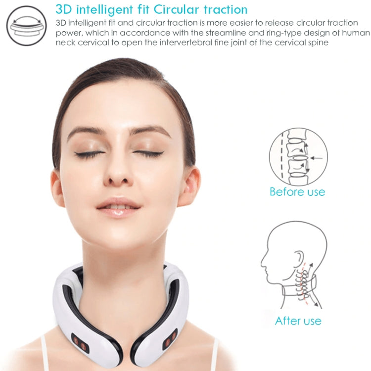 Household Electric Pulse Shock Neck Massager Intelligent Body Massager, Plug-in - free shipping - PMC TechLife - Order now!