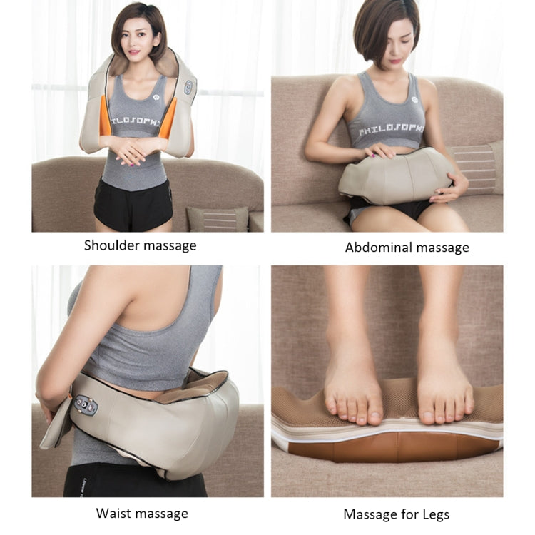 USB Charging Vibration Machine Neck Shawl Kneading Back Shoulder Vibration Massager - free shipping - PMC TechLife - Order now!