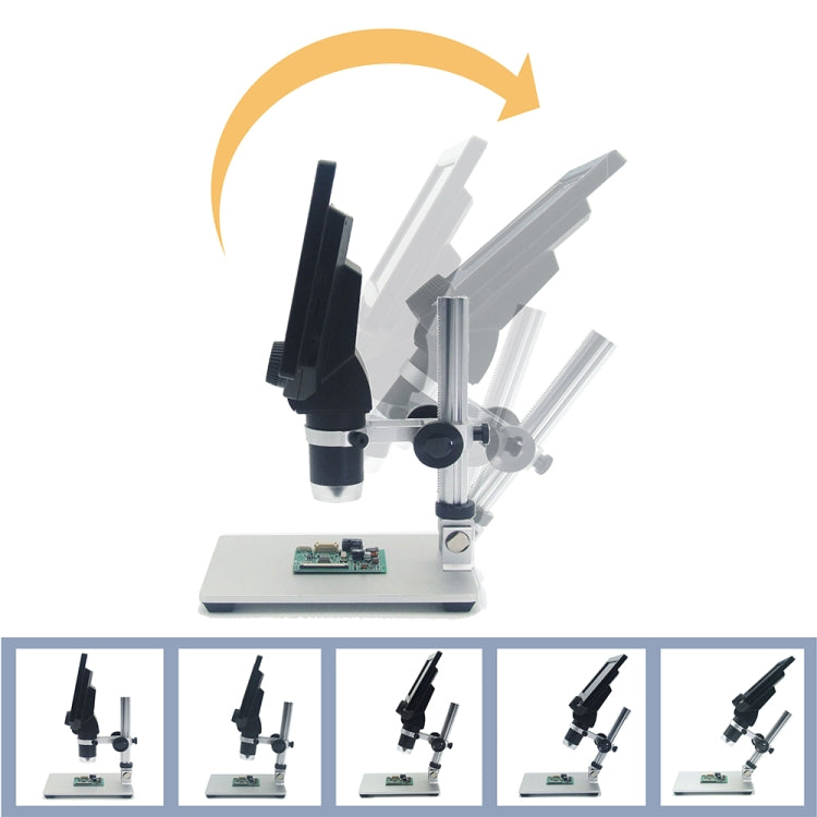 G1200 7 inch LCD Screen 1200X Portable Electronic Digital Desktop Stand Microscope, AU Plug - free shipping - PMC Jewellery - Order now!