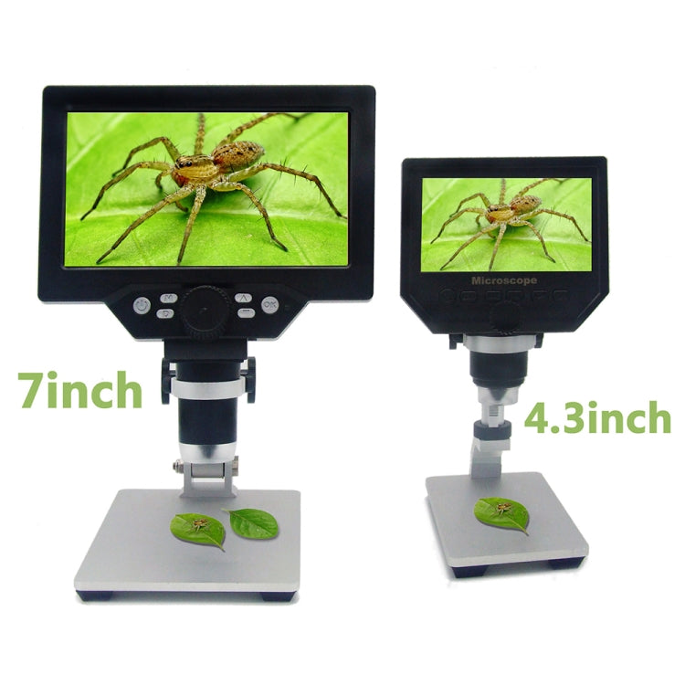 G1200 7 inch LCD Screen 1200X Portable Electronic Digital Desktop Stand Microscope, EU Plug - free shipping - PMC Jewellery - Order now!