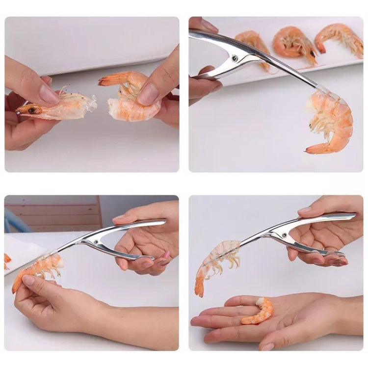 304 Stainless Steel Shrimp Shelling Tool Seafood Shell Remover Kitchen Gadgets - Gadgets by PMC TechLife | Online Shopping South Africa | PMC TechLife | Buy Now Pay Later Mobicred
