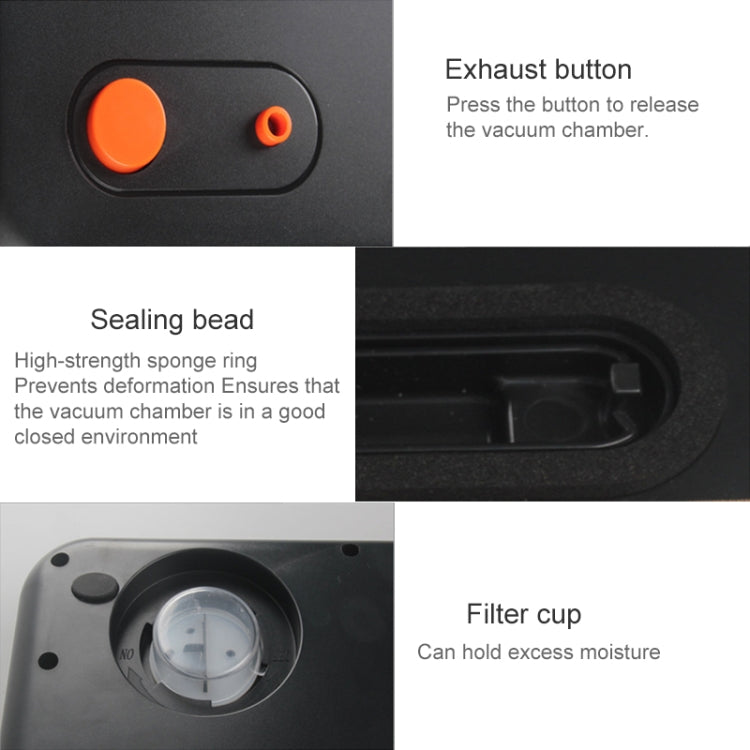 Household Commercial Food Vacuum Plastic Packaging Machine Sealer Closer Machine, Chinese Plug (Black) - Preservation Supplies by PMc TechLife | Online Shopping South Africa | PMc TechLife | Buy Now Pay Later Mobicred
