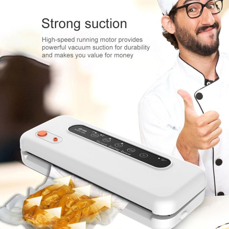 Household Commercial Food Vacuum Plastic Packaging Machine Sealer Closer Machine, EU Plug (Black) - Preservation Supplies by PMc TechLife | Online Shopping South Africa | PMc TechLife | Buy Now Pay Later Mobicred