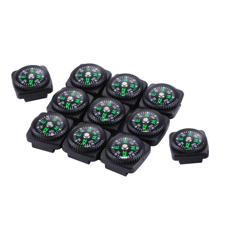 10 PCS 20mm Outdoor Sports Camping Hiking Pointer Guider Plastic Compass Hiker Navigation, Random Color Delivery - Hiking Meter by PMC TechLife | Online Shopping South Africa | PMC TechLife | Buy Now Pay Later Mobicred