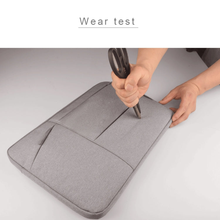 Universal Multiple Pockets Wearable Oxford Cloth Soft Portable Simple Business Laptop Tablet Bag, For 12 inch and Below Macbook, Samsung, Lenovo, Sony, DELL Alienware, CHUWI, ASUS, HP(Grey) - 12.1 inch by PMC Jewellery | Online Shopping South Africa | PMC Jewellery | Buy Now Pay Later Mobicred