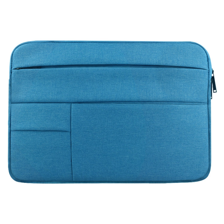 Universal Multiple Pockets Wearable Oxford Cloth Soft Portable Leisurely Laptop Tablet Bag, For 12 inch and Below Macbook, Samsung, Lenovo, Sony, DELL Alienware, CHUWI, ASUS, HP (Blue) - 12.1 inch by PMC Jewellery | Online Shopping South Africa | PMC Jewellery | Buy Now Pay Later Mobicred