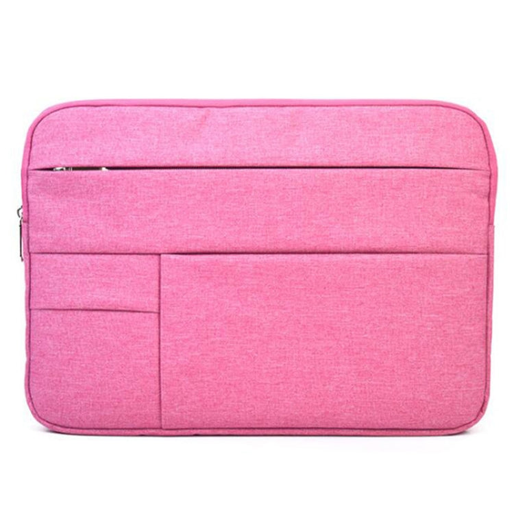 Universal Multiple Pockets Wearable Oxford Cloth Soft Portable Leisurely Laptop Tablet Bag, For 13.3 inch and Below Macbook, Samsung, Lenovo, Sony, DELL Alienware, CHUWI, ASUS, HP (Magenta) - 13.3 inch by PMC Jewellery | Online Shopping South Africa | PMC Jewellery | Buy Now Pay Later Mobicred