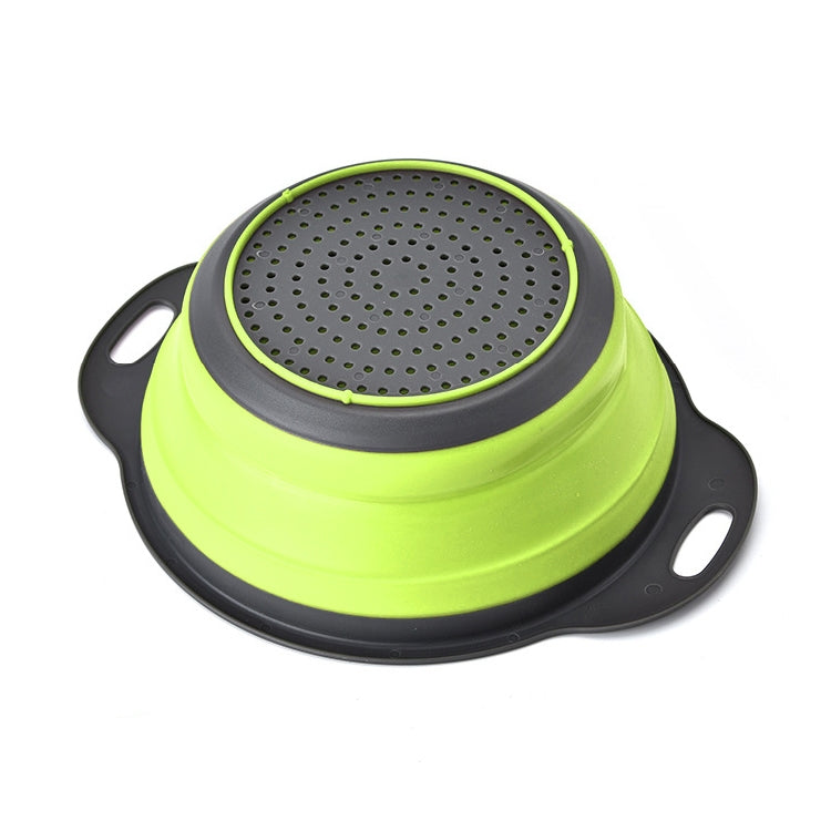 Creative Folding Vegetables Fruits Storage Basket Organizer Drain Basket, S, Size: 24.5*20*9cm (Green) - Gadgets by PMC TechLife | Online Shopping South Africa | PMC TechLife | Buy Now Pay Later Mobicred