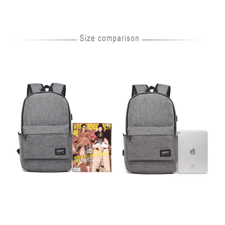 Universal Multi-Function Oxford Cloth Laptop Shoulders Bag Backpack with External USB Charging Port, Size: 45x31x16cm, For 15.6 inch and Below Macbook, Samsung, Lenovo, Sony, DELL Alienware, CHUWI, ASUS, HP(Black) - Backpack by PMC Jewellery | Online Shopping South Africa | PMC Jewellery | Buy Now Pay Later Mobicred