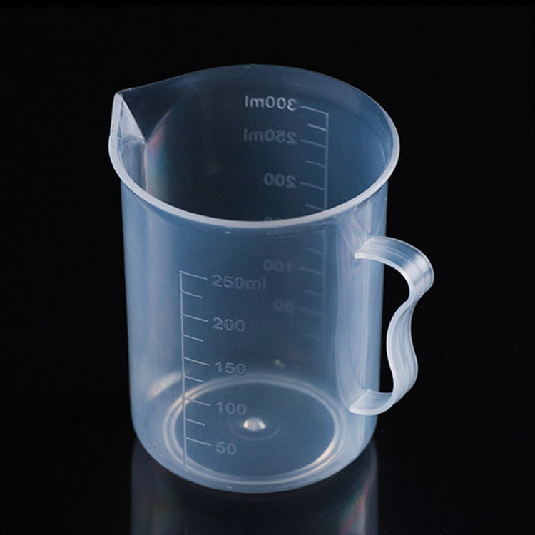 10 PCS 250ml Food Grade PP Plastic Flask Digital Measuring Cup Cylinder Scale Measure Glass Lab Laboratory Tools(Transparent) - Gadgets by PMC TechLife | Online Shopping South Africa | PMC TechLife | Buy Now Pay Later Mobicred