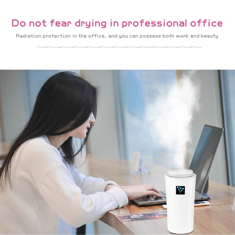 Small-3 2W Humidifier Moisture Meter Moisturizing Instrument with LED Night Light, Water Tank Capacity: 260ml(White) - Air Purifiers & Accessories by PMC TechLife | Online Shopping South Africa | PMC TechLife | Buy Now Pay Later Mobicred