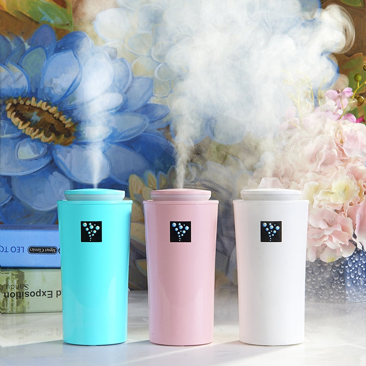Small-3 2W Humidifier Moisture Meter Moisturizing Instrument with LED Night Light, Water Tank Capacity: 260ml(Pink) - Air Purifiers & Accessories by PMC TechLife | Online Shopping South Africa | PMC TechLife | Buy Now Pay Later Mobicred