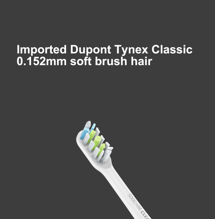 2 PCS Original Xiaomi Youpin General Cleaning Replacement Brush Heads for Xiaomi Soocare Sonic Electric Toothbrush (HC7711W)(Black) - Replacement Brush Heads by Xiaomi | Online Shopping South Africa | PMC Jewellery | Buy Now Pay Later Mobicred