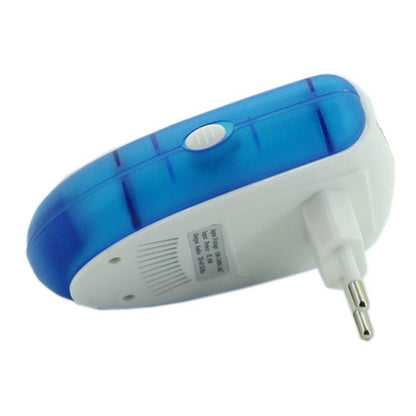 6W Electronic Ultrasonic Electromagnetic Wave Anti Mosquito Rat Insect Pest Repeller with Light, EU Plug, AC 90-240V, Random Color Delivery (Blue) - Repellents by PMC Jewellery | Online Shopping South Africa | PMC Jewellery | Buy Now Pay Later Mobicred