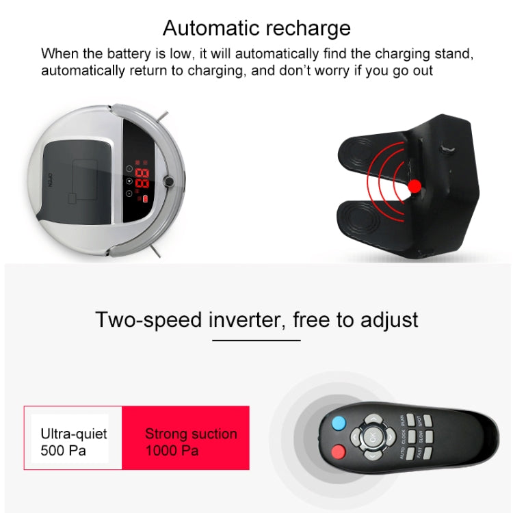 FD-3RSW(IC)CS 1000Pa Large Suction Smart Household Vacuum Cleaner Clean Robot - Robot Vacuum Cleaner by PMC TechLife | Online Shopping South Africa | PMC TechLife | Buy Now Pay Later Mobicred
