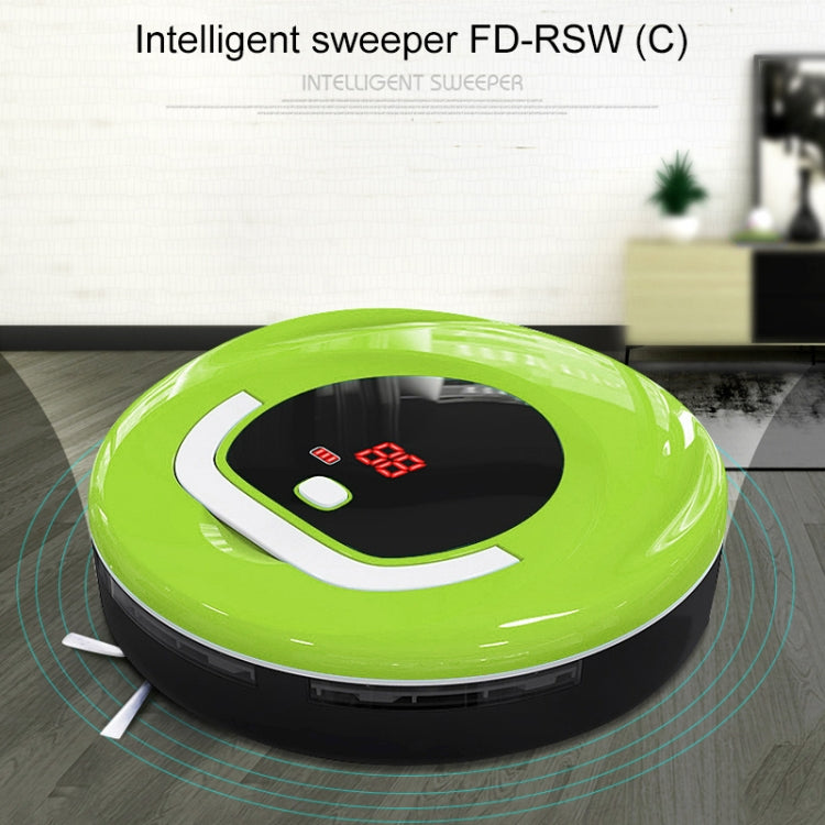 FD-RSW(C) Smart Household Sweeping Machine Cleaner Robot(Green) - Robot Vacuum Cleaner by PMC Jewellery | Online Shopping South Africa | PMC Jewellery | Buy Now Pay Later Mobicred