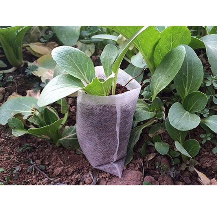 100pcs/Pack Nursery Pots Seedling-Raising Bags Environmental Non-woven Nursery Bags - Flower Pots & Planters by PMC TechLife | Online Shopping South Africa | PMC TechLife