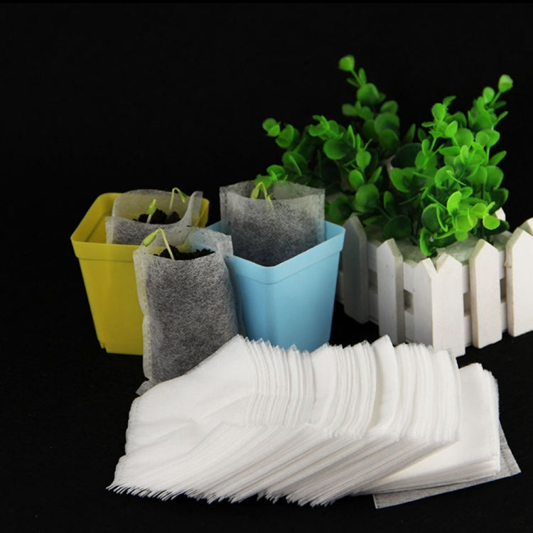 100pcs/Pack Nursery Pots Seedling-Raising Bags Environmental Non-woven Nursery Bags - Flower Pots & Planters by PMC TechLife | Online Shopping South Africa | PMC TechLife