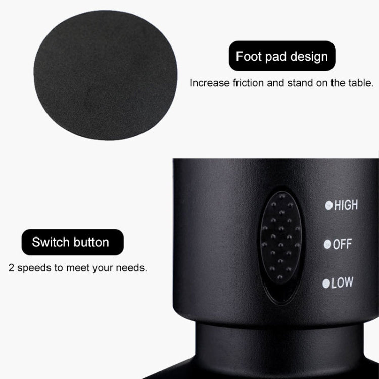 Tower Type USB Electric Fan Leafless Air-conditioning Fan(Black) - Electric Fans by PMC TechLife | Online Shopping South Africa | PMC TechLife
