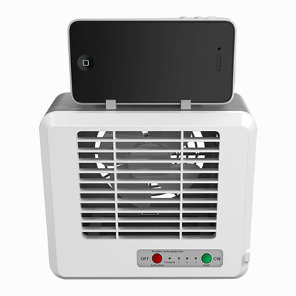 Portable Mini Silent Household Energy Saving Desktop Air Conditioner Fan Electric Air Cooler(White) - Electric Fans by PMC Jewellery | Online Shopping South Africa | PMC Jewellery