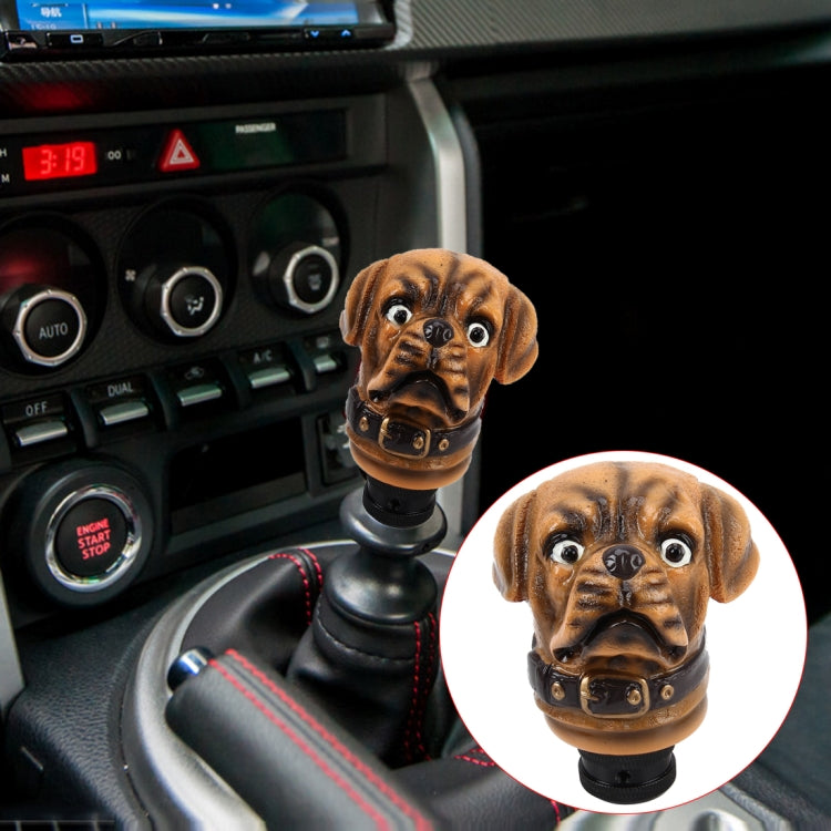 Bulldog Shaped Universal Vehicle Car Shifter Cover Manual Automatic Gear Shift Knob - Shift Knob by PMC TechLife | Online Shopping South Africa | PMC TechLife | Buy Now Pay Later Mobicred