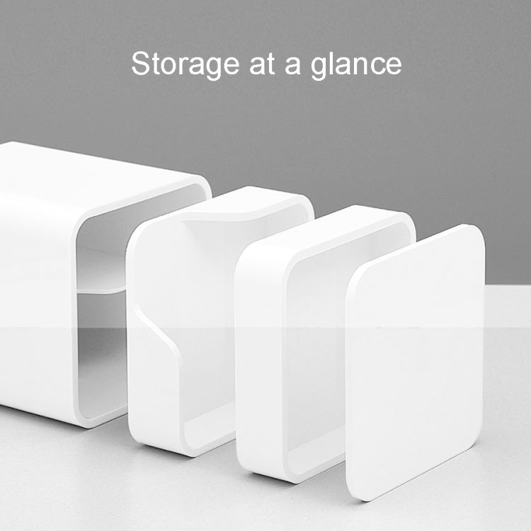Original Xiaomi Youpin LEMO Desktop Storage Box(White) - free shipping - PMC TechLife - Order now!