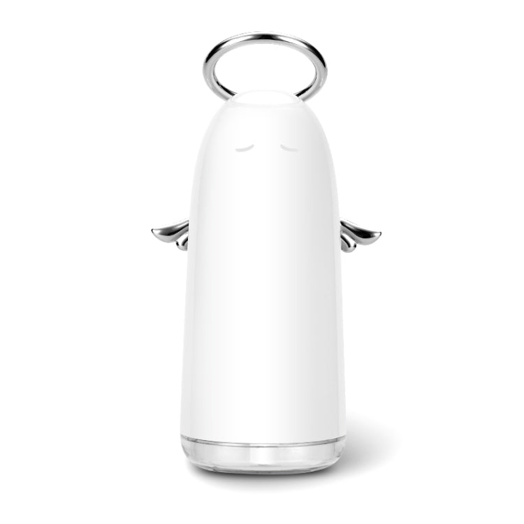 TSHM0 Mini Angel Atomizing Humidifier with Colorful Night Lights, Water Tank Capacity: 230mL (Silver) - free shipping - PMC TechLife - Order now!