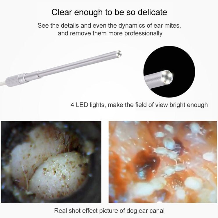 Supereyes Y003 Pet Ear Canal Nasal Cavity Waterproof Electronic Digital Endoscope - free shipping - PMC Jewellery - Order now!