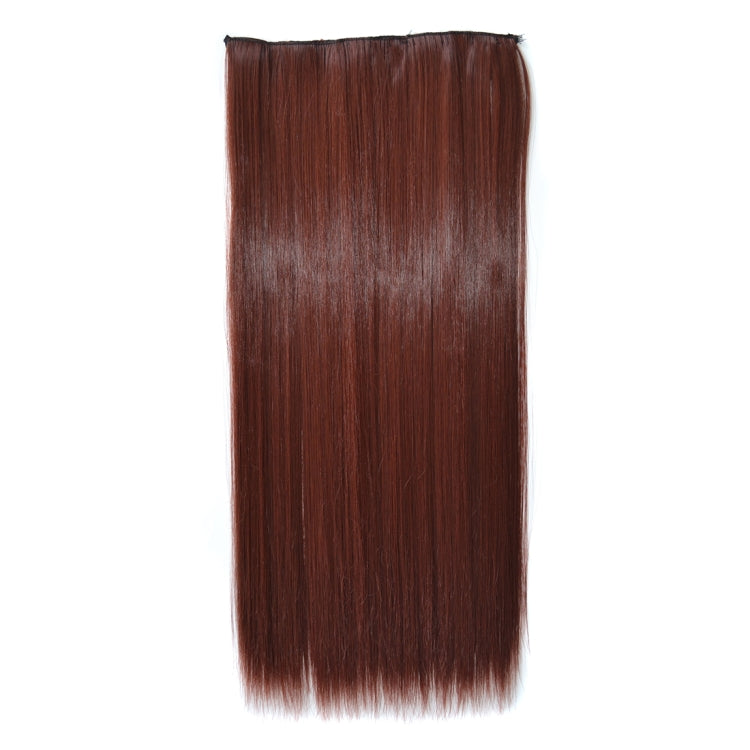33M35# One-piece Seamless Five-clip Wig Long Straight Wig Piece - free shipping - PMC TechLife - Order now!