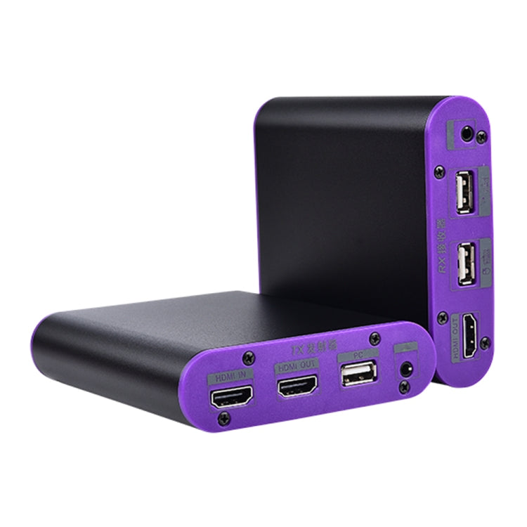 CAT872-KVM HDMI Extender (Receiver & Sender) over CAT5e/CAT6 Cable with USB Port and KVM Function, Transmission Distance: 200m(AU Plug) - Amplifier by PMC TechLife | Online Shopping South Africa | PMC TechLife | Buy Now Pay Later Mobicred