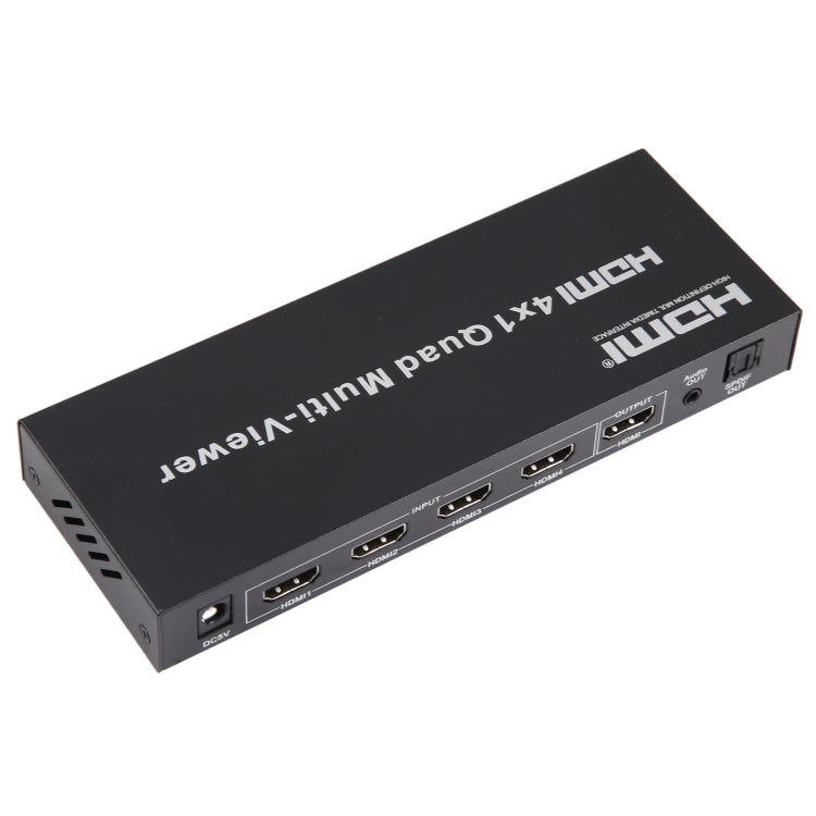 4 in 1 Out HDMI Quad Multi-viewer with Seamless Switcher, EU Plug - Switch by PMC Jewellery | Online Shopping South Africa | PMC Jewellery | Buy Now Pay Later Mobicred