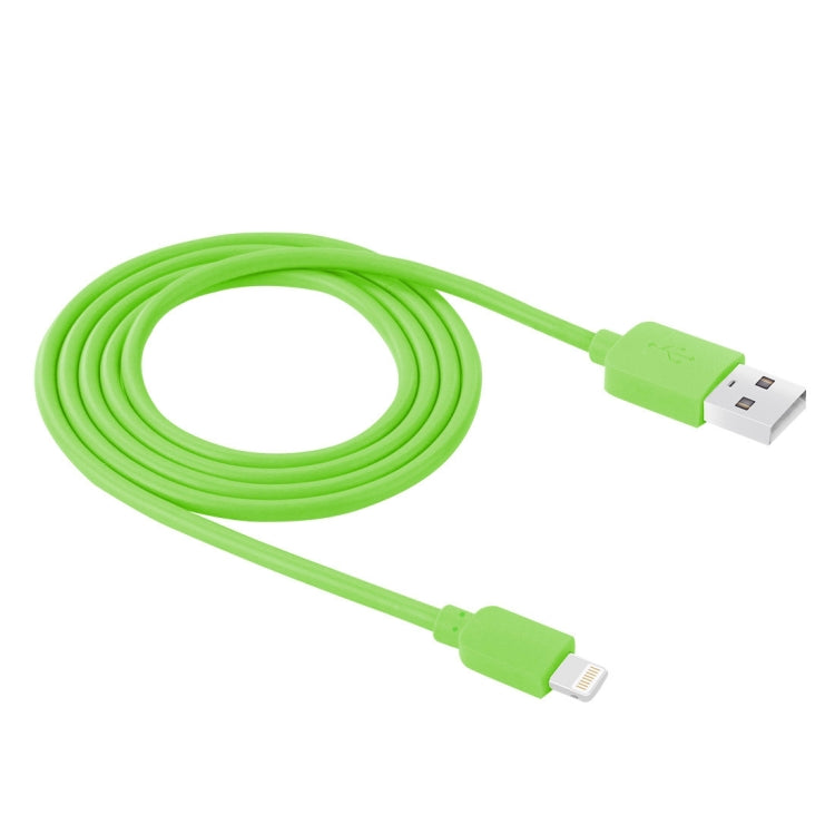 HAWEEL 1m High Speed 35 Cores 8 Pin to USB Sync Charging Cable for iPhone, iPad(Green) - Normal Style Cable by PMC Jewellery | Online Shopping South Africa | PMC Jewellery | Buy Now Pay Later Mobicred