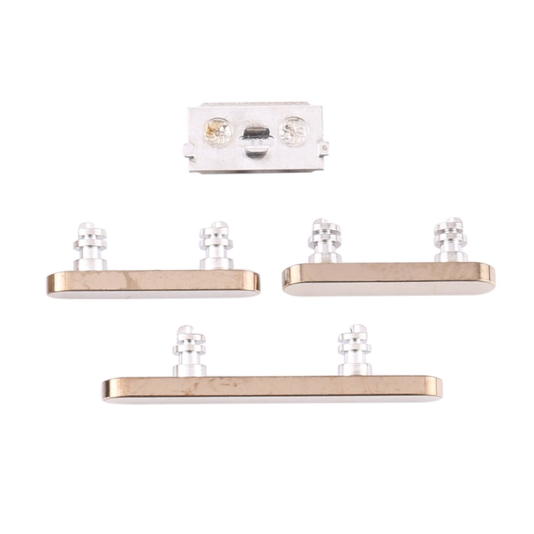 Power Button and Volume Control Button for iPhone 12 Pro(Gold) - Metal Parts by PMc TechLife | Online Shopping South Africa | PMc TechLife | Buy Now Pay Later Mobicred