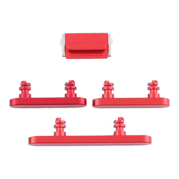 Power Button and Volume Control Button for iPhone 12(Red) - Metal Parts by PMc TechLife | Online Shopping South Africa | PMc TechLife | Buy Now Pay Later Mobicred