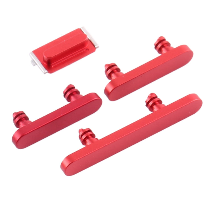 Power Button and Volume Control Button for iPhone 12(Red) - Metal Parts by PMc TechLife | Online Shopping South Africa | PMc TechLife | Buy Now Pay Later Mobicred