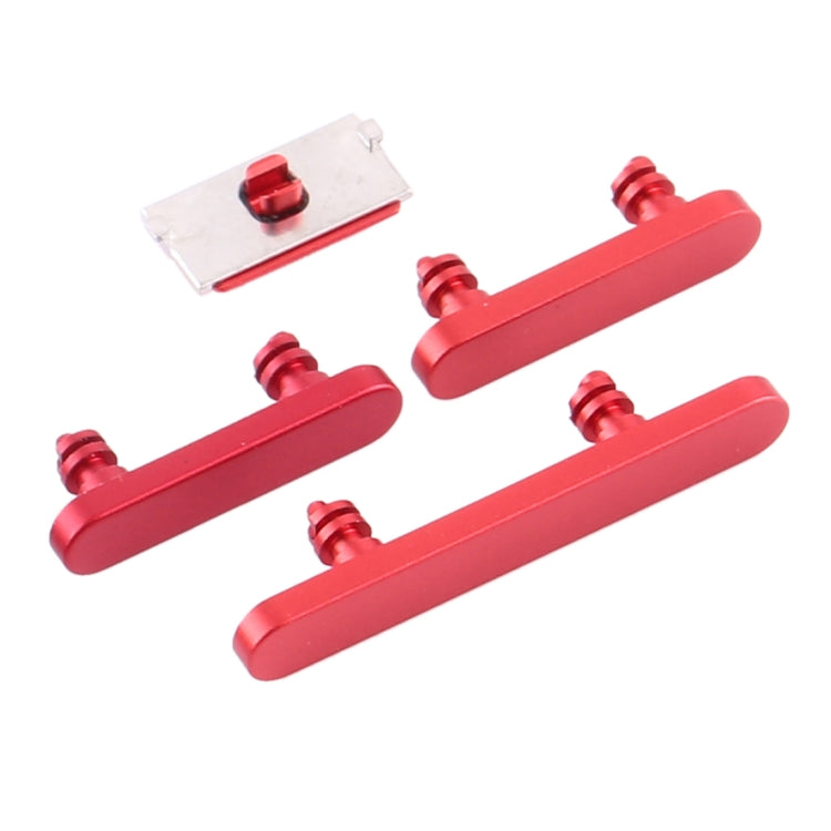 Power Button and Volume Control Button for iPhone 12(Red) - Metal Parts by PMc TechLife | Online Shopping South Africa | PMc TechLife | Buy Now Pay Later Mobicred