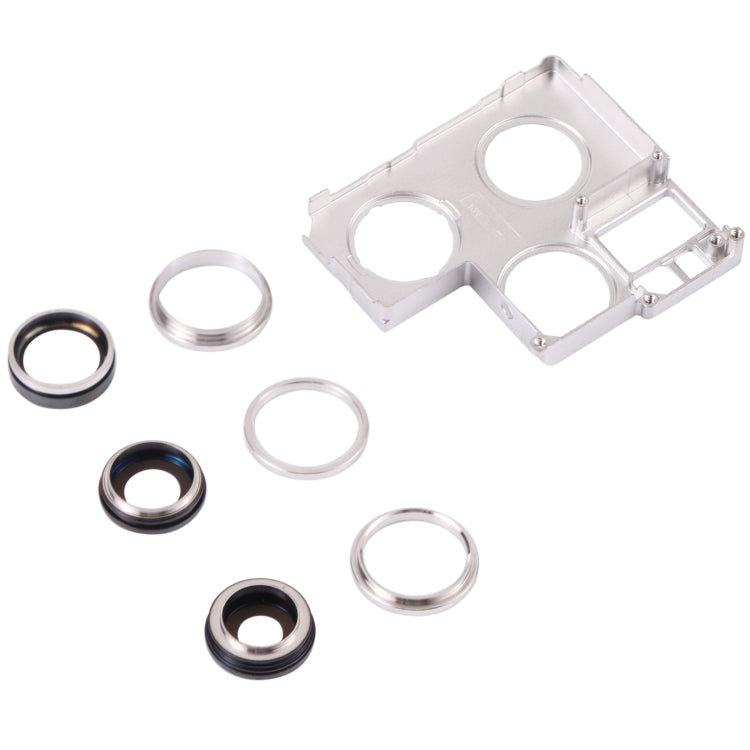 Camera Lens Cover With Retaining Bracket for iPhone 13 Pro(Silver) - free shipping - PMC TechLife - Order now!