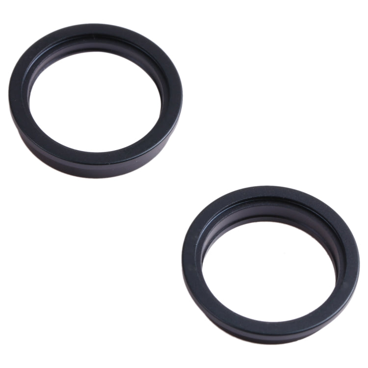 2 PCS Rear Camera Glass Lens Metal Outside Protector Hoop Ring for iPhone 13 mini(Black) - Camera Series by PMc TechLife | Online Shopping South Africa | PMc TechLife | Buy Now Pay Later Mobicred