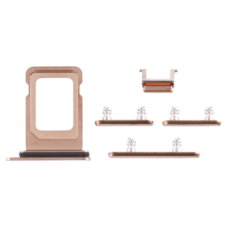 SIM Card Tray + Side Key for iPhone 11 Pro / 11 Pro Max(Gold) - Others by PMc TechLife | Online Shopping South Africa | PMc TechLife | Buy Now Pay Later Mobicred