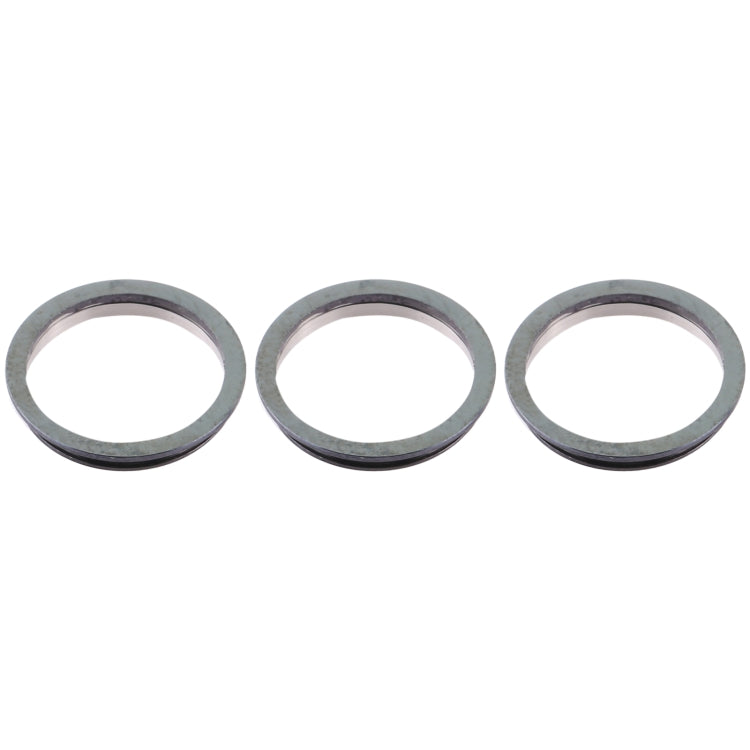 3 PCS Rear Camera Glass Lens Metal Protector Hoop Ring for iPhone 12 Pro Max(Aqua Blue) - free shipping - PMc TechLife - Order now!