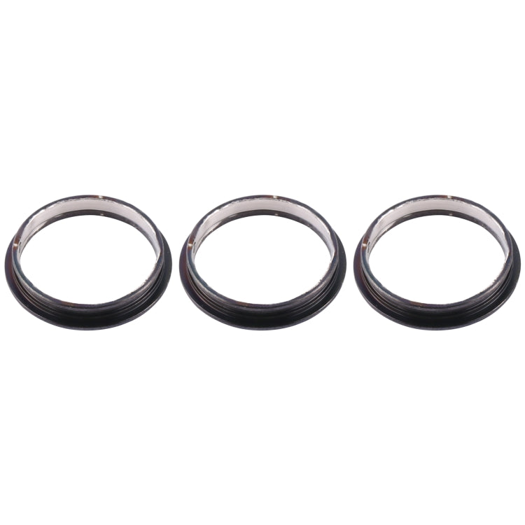 3 PCS Rear Camera Glass Lens Metal Protector Hoop Ring for iPhone 12 Pro Max(Aqua Blue) - free shipping - PMc TechLife - Order now!