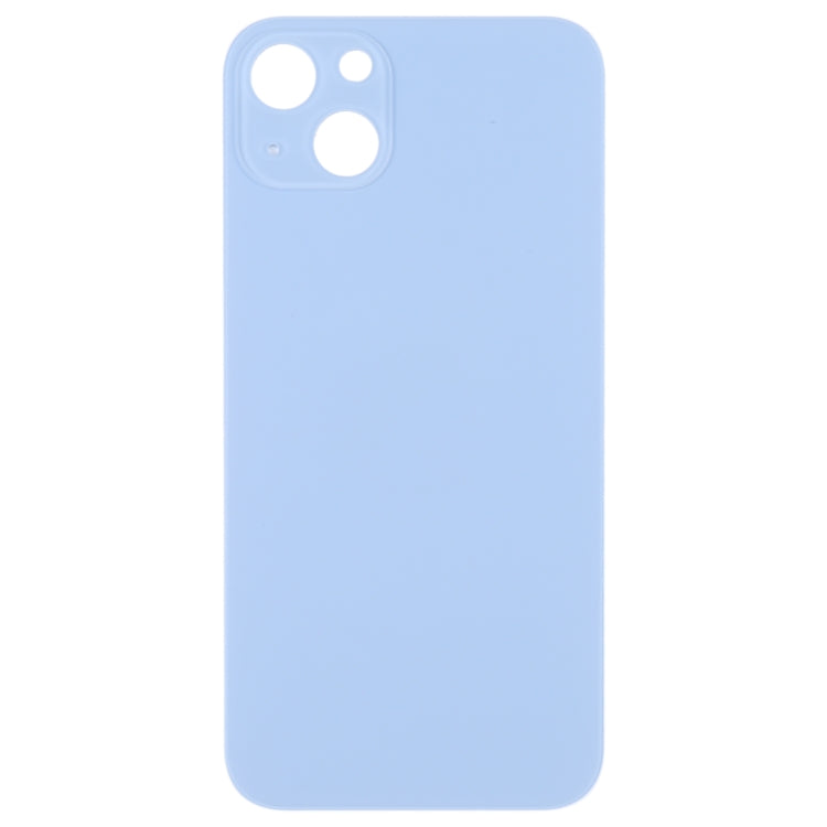 For iPhone 14 Plus Battery Back Cover(Blue) - Back Cover by PMc TechLife | Online Shopping South Africa | PMc TechLife | Buy Now Pay Later Mobicred