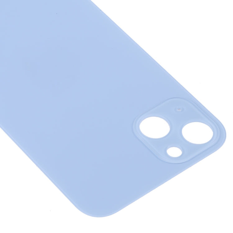 For iPhone 14 Plus Battery Back Cover(Blue) - Back Cover by PMc TechLife | Online Shopping South Africa | PMc TechLife | Buy Now Pay Later Mobicred