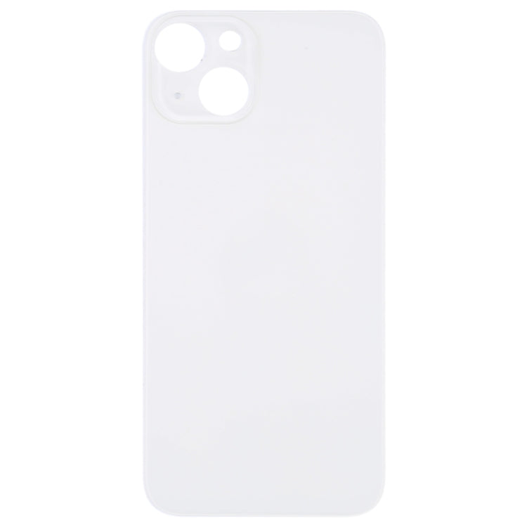 For iPhone 14 Plus Battery Back Cover(Silver) - Back Cover by PMc TechLife | Online Shopping South Africa | PMc TechLife | Buy Now Pay Later Mobicred