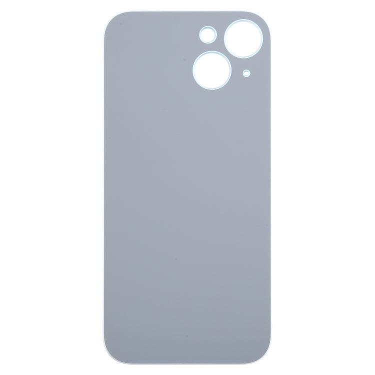 For iPhone 15 Easy Replacement Big Camera Hole Glass Back Battery Cover(Blue) - Back Cover by PMC Jewellery | Online Shopping South Africa | PMC Jewellery