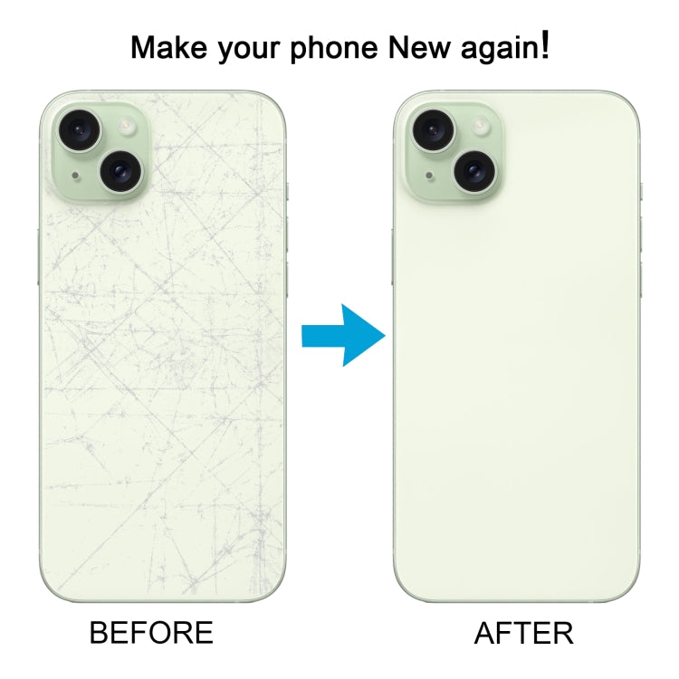 For iPhone 15 Plus Easy Replacement Big Camera Hole Glass Back Battery Cover(Green) - Back Cover by PMC TechLife | Online Shopping South Africa | PMC TechLife | Buy Now Pay Later Mobicred