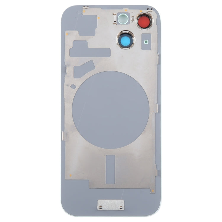For iPhone 15 Plus Glass Battery Back Cover with Camera Lens Cover(Green) - Back Cover by PMC TechLife | Online Shopping South Africa | PMC TechLife
