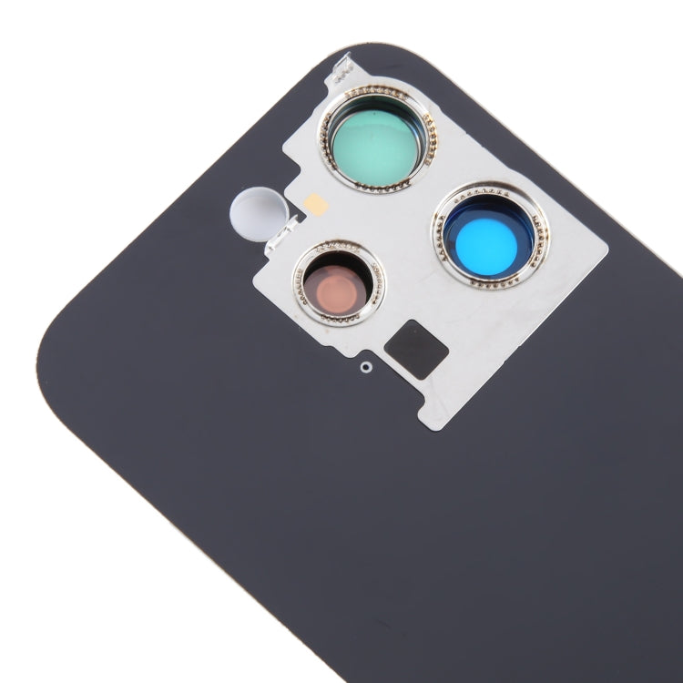 For iPhone 15 Pro Glass Battery Back Cover with Camera Lens Cover(Grey) - Back Cover by PMC TechLife | Online Shopping South Africa | PMC TechLife