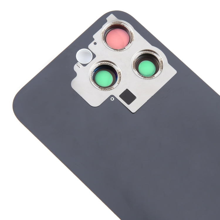 For iPhone 15 Pro Max Glass Battery Back Cover with Camera Lens Cover(White) - free shipping - PMC TechLife - Order now!