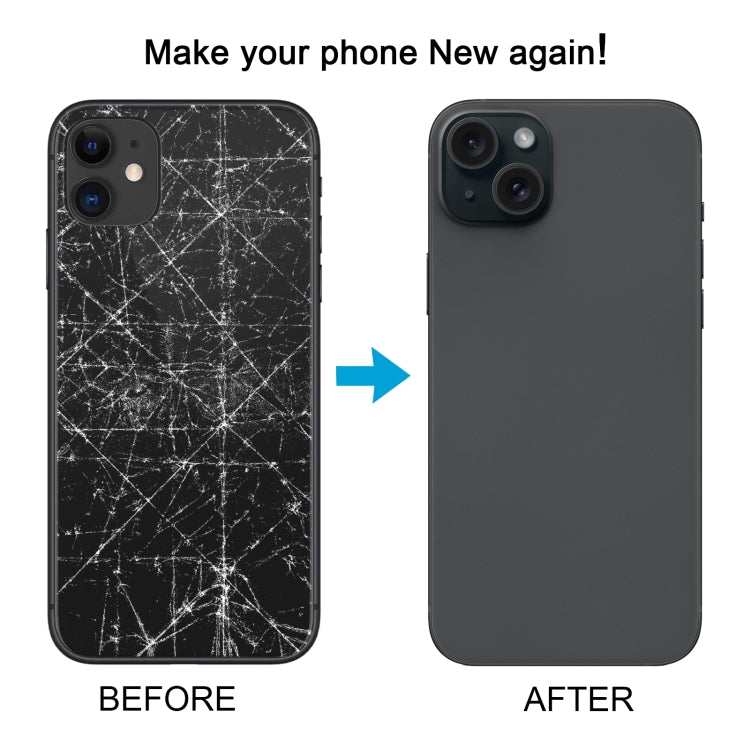 Back Cover with Appearance Imitation of iP15 Pro for iPhone 11(Black) - Back Cover by PMC Jewellery | Online Shopping South Africa | PMC Jewellery | Buy Now Pay Later Mobicred